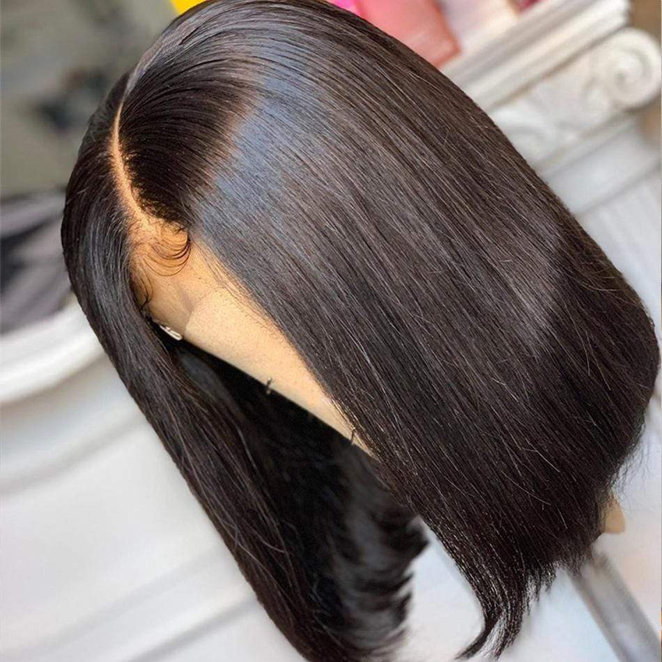 T Part 13x4 Bob Wig Straight Virgin Human Hair-wigirlhair