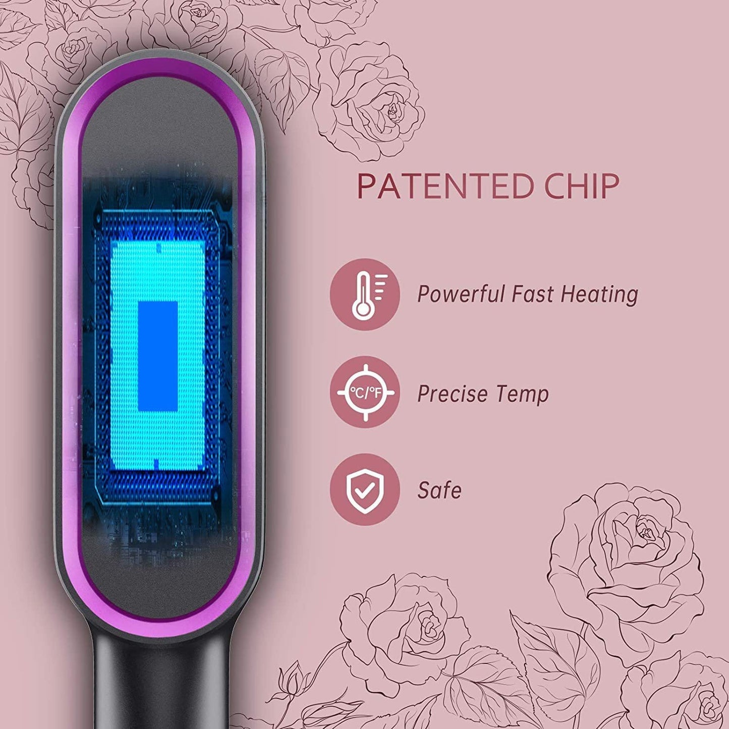 Hot Hair Comb Straightener