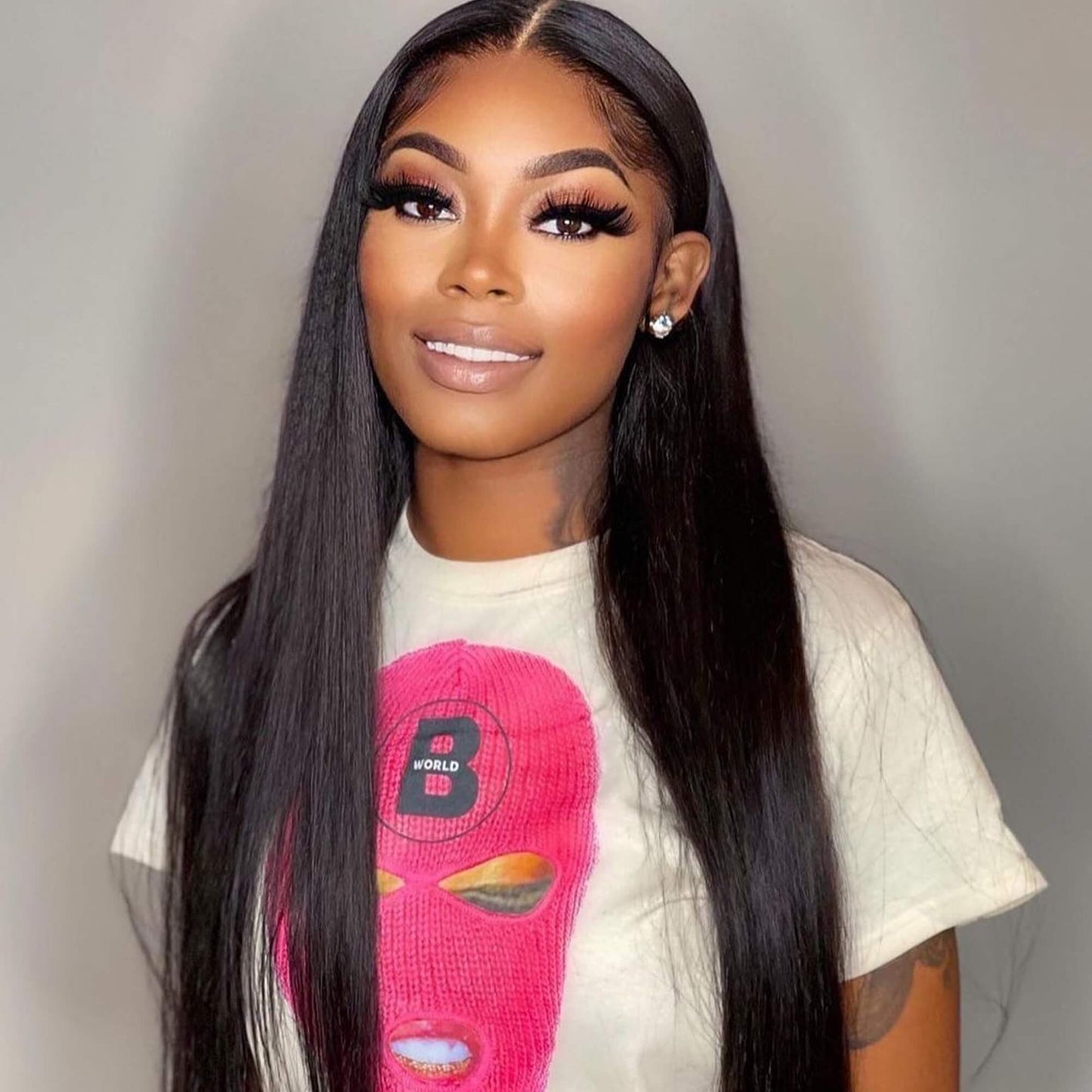 13X4 LACE FRONT WIGS HUMAN HAIR PRE-PLUCKED STRAIGHT LONG WIG-wigirlhair