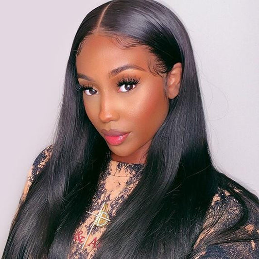 13x6 HD Transparent Lace Wig Virgin Human hair Straight-wigirlhair