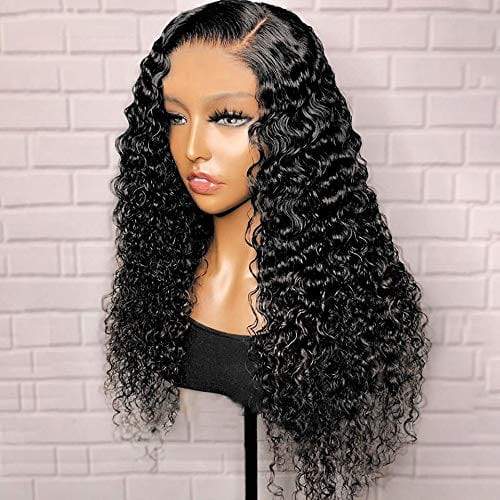 13x6 Lace Front Human Hair Wigs pre plucked Deep Wave Long Wig - wigirlhair