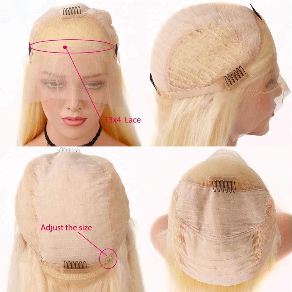 #613 Blonde Hair Deep Wave HD Lace Front Wig Virgin Human Hair-wigirlhair