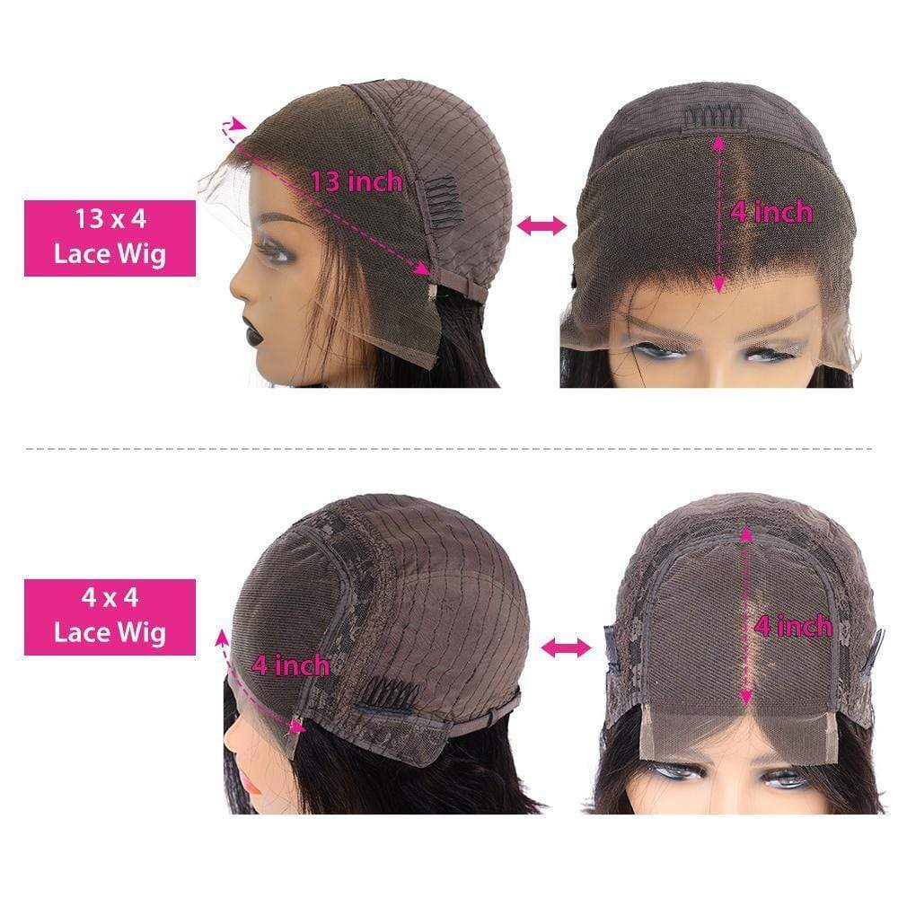 Pre plucked frontal lace wig deep curly Bob Wigs - wigirlhair