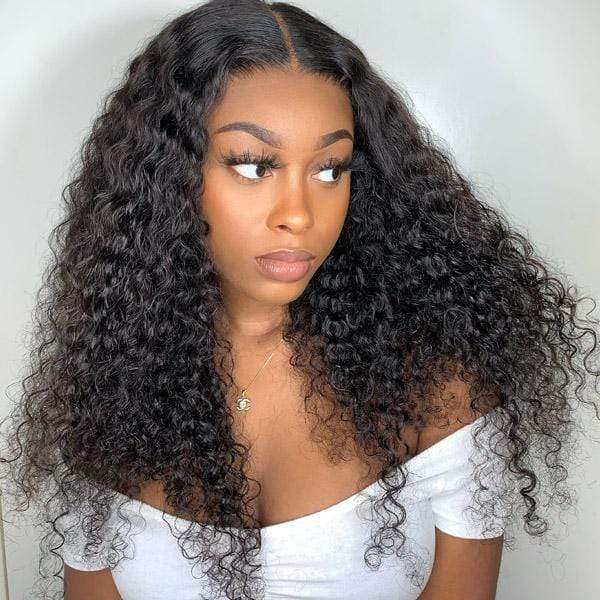 13x4/T Part Deep Wave Lace Front Wig Virgin Human Hair Pre-Plucked With Baby Hair-wigirlhair