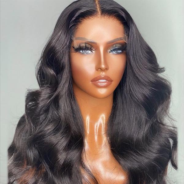 150% 13X6 HD Transparent Lace Wig Virgin Human hair Body Wave-wigirlhair