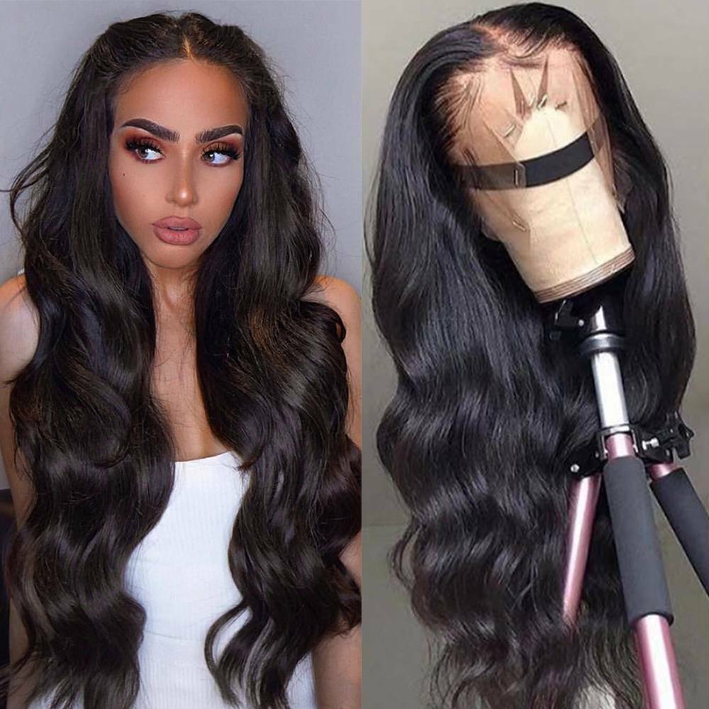 180% Body Wave 360 Lace Frontal Wigs Pre-plucked Human Hair Wig-wigirlhair