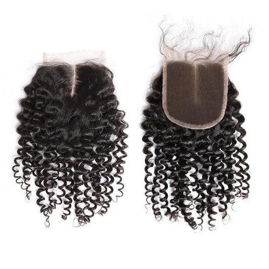 4X4 Lace Closure Brazilian Hair Deep wave