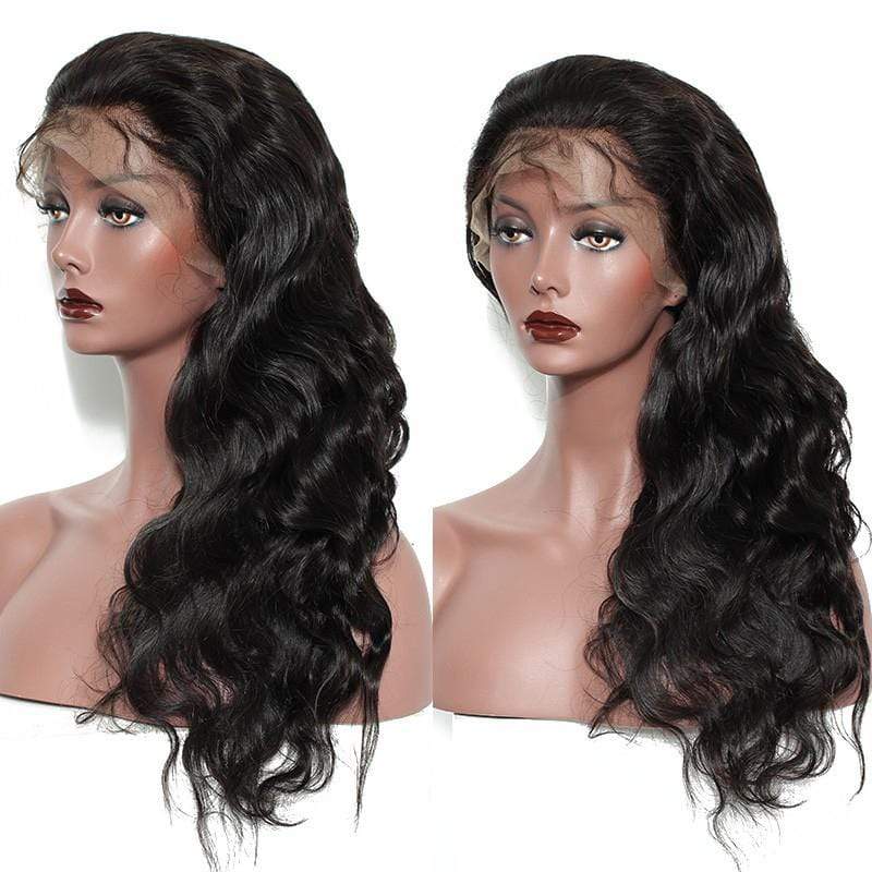 250% Body Wave 360 Lace Frontal Wigs Pre-plucked Human Hair Wig-wigirlhair