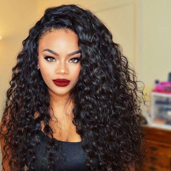 250% Deep Wave 360 Lace Frontal Wigs Pre-plucked Human Hair Wig-wigirlhair