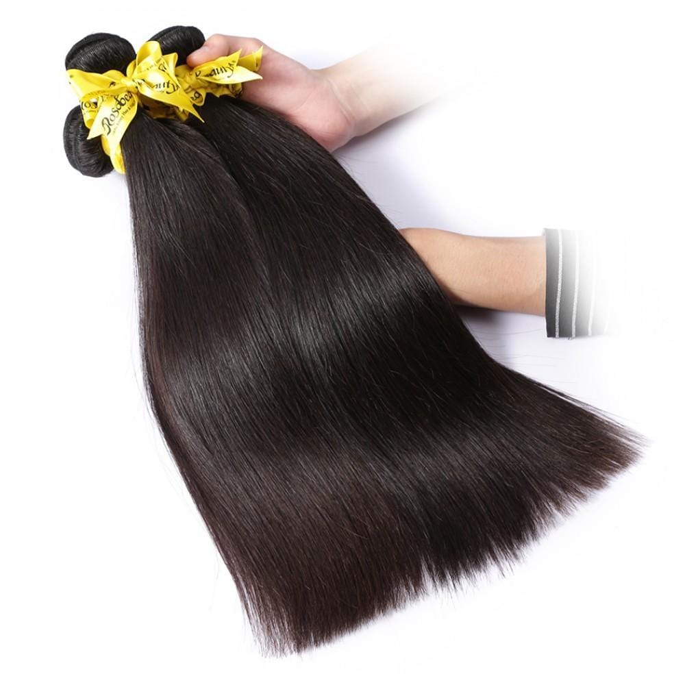 7A 3 Bundles Brazilian Hair with Frontal Straight - wigirlhair