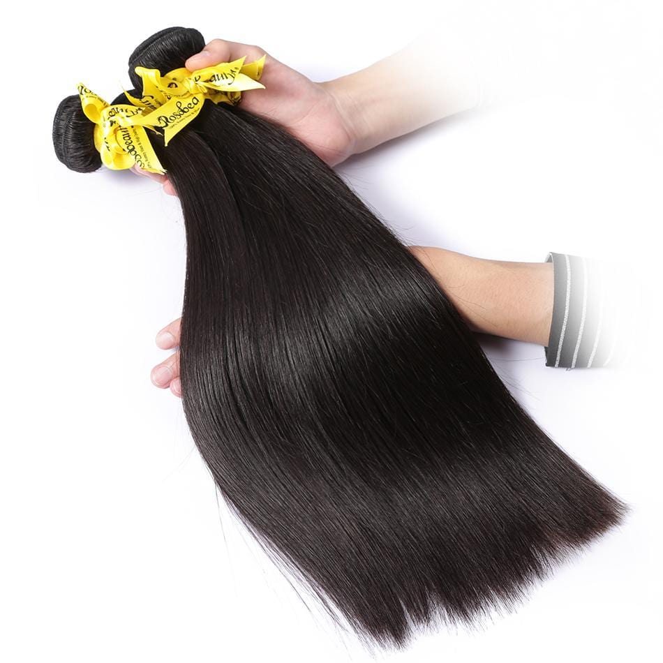 7A 3 Bundles Hair Weave Brazilian Hair With 5x5 Lace Closure Straight - wigirlhair