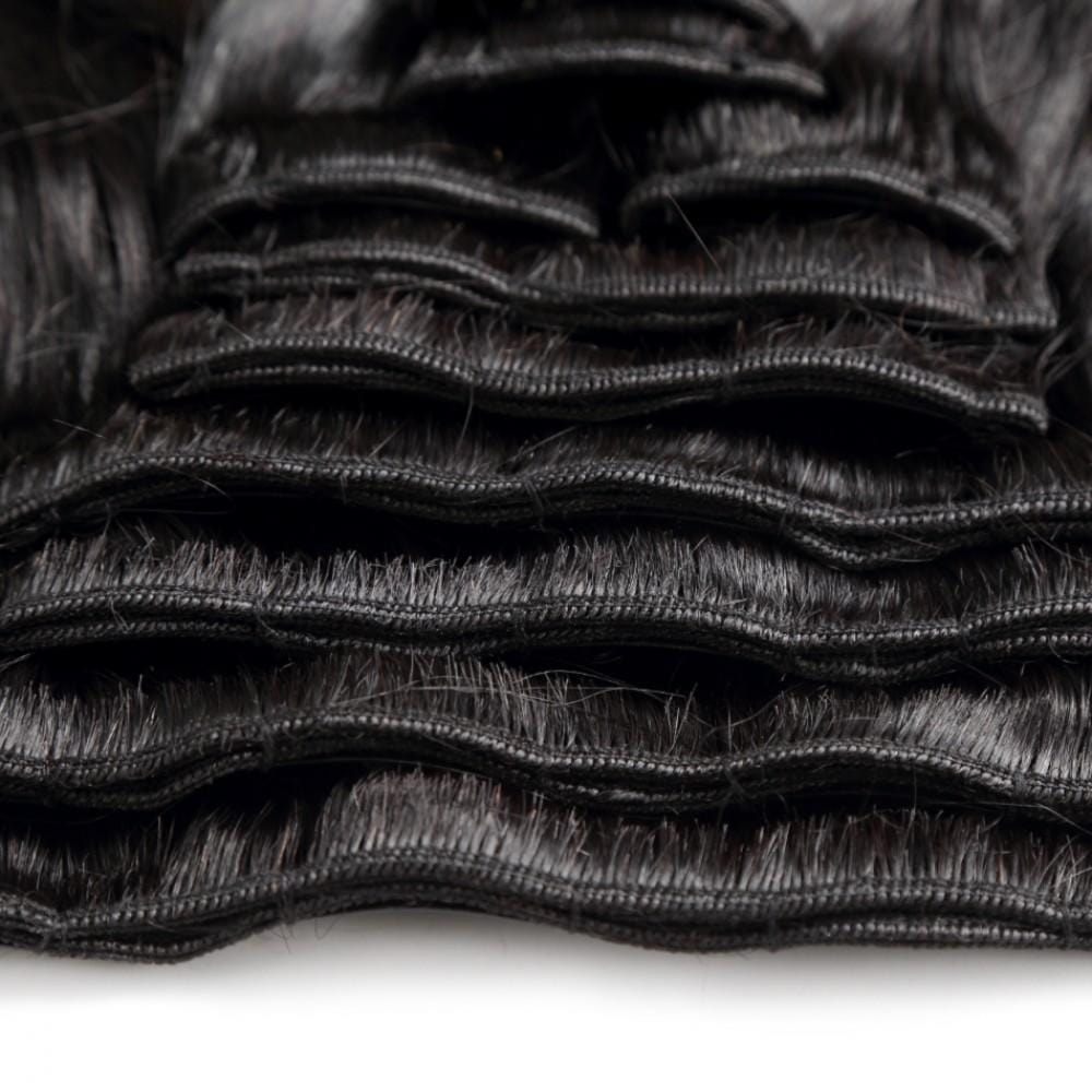 #1B 140G Brazilian Hair Body Wave Clip in Hair Extension 10PSet