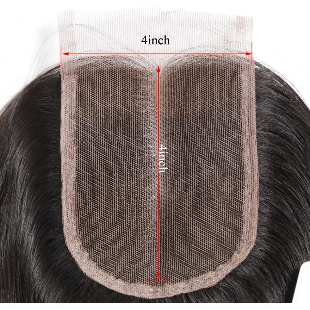 4X4 Lace Closure Brazilian Hair body wave