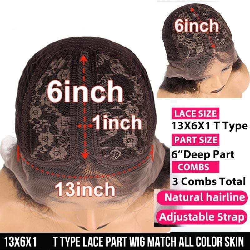 99J Burgundy Straight T-Part Lace Frontal Wig Human Hair Wigs - wigirlhair