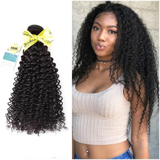7A Hair Weave Brazilian Hair Kinky Curly