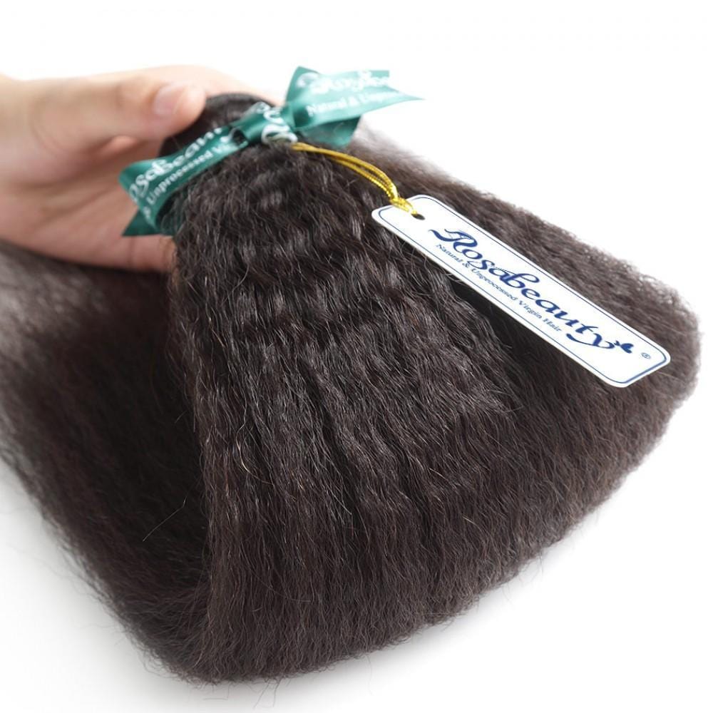 7A Hair Weave Malaysian Hair Kinky Straight