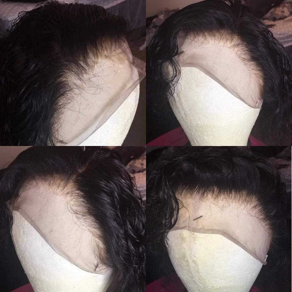 250% Natural Straight 360 Lace Frontal Wigs Pre-plucked Human Hair Wig-wigirlhair