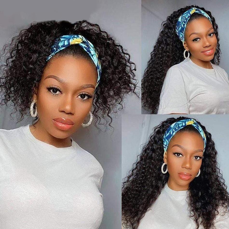 Deep Wave Headband Wig Virgin Human Hair-wigirlhair