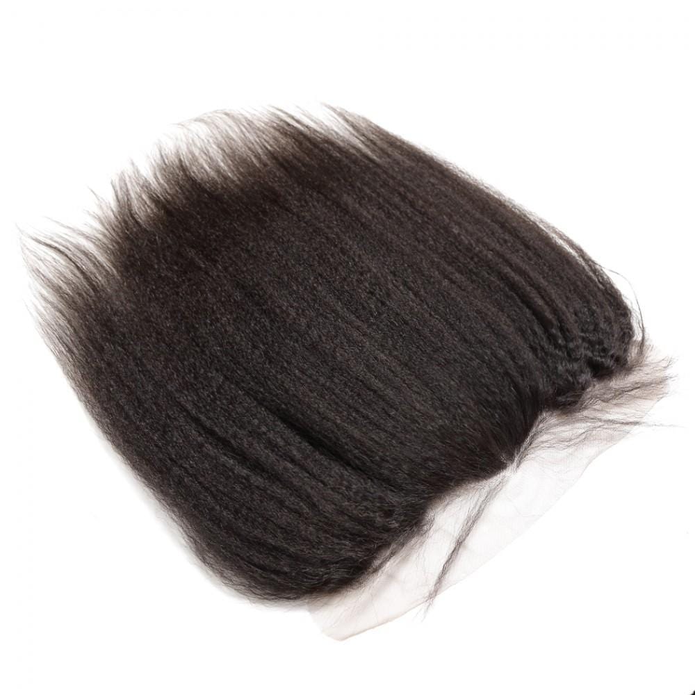 13x4 Lace Frontal Brazilian Hair Kinky Straight