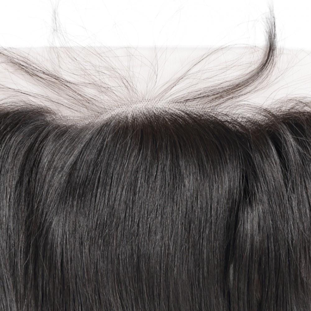 7A 4 Bundles Brazilian Hair With Frontal Straight - wigirlhair