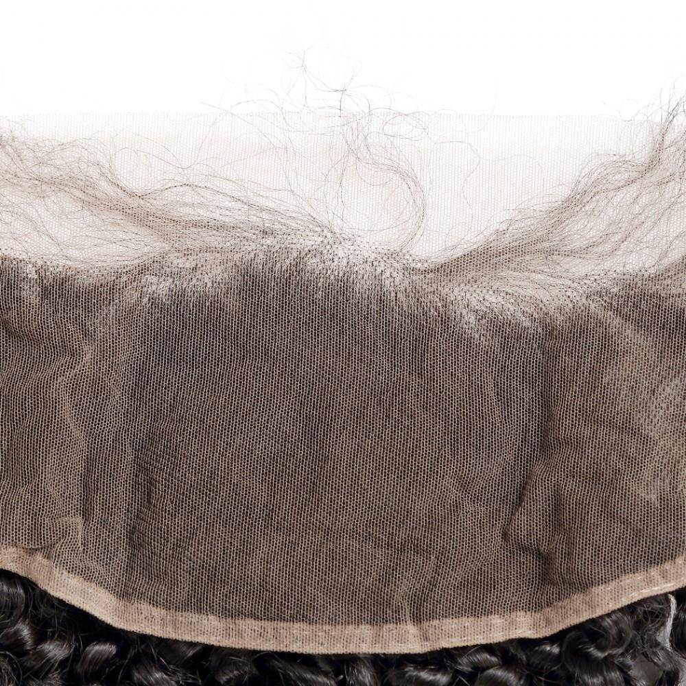 13x4 Lace Frontal Brazilian Hair Kinky Curly