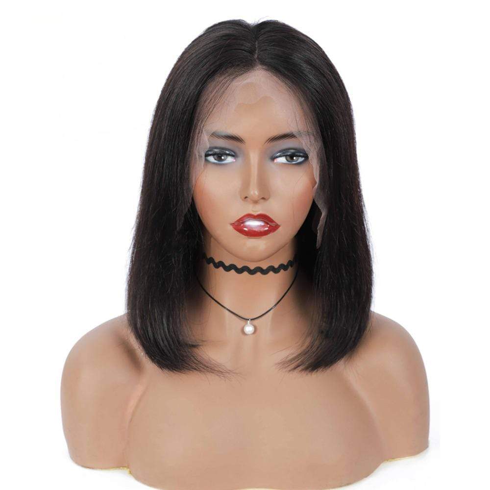 4x4 Bob Wig Straight Human Hair Wigs - wigirlhair