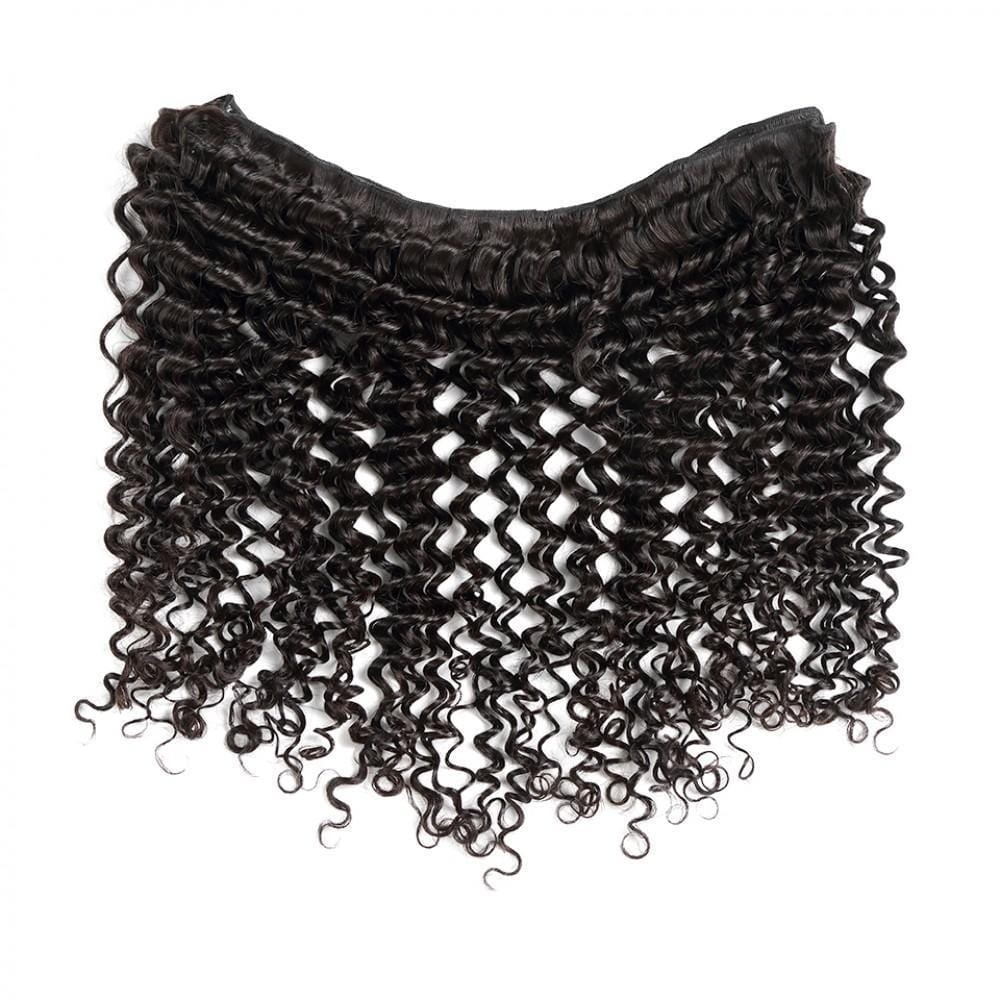 7A 3 Bundles Hair Weave Brazilian Hair With Lace Closure Deep Wave