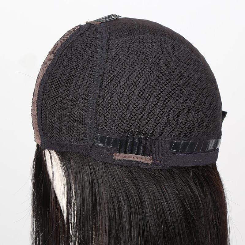 1x6 Bob Wig Lace Front Wig Straight Human Hair Silky Blunt Cut - wigirlhair