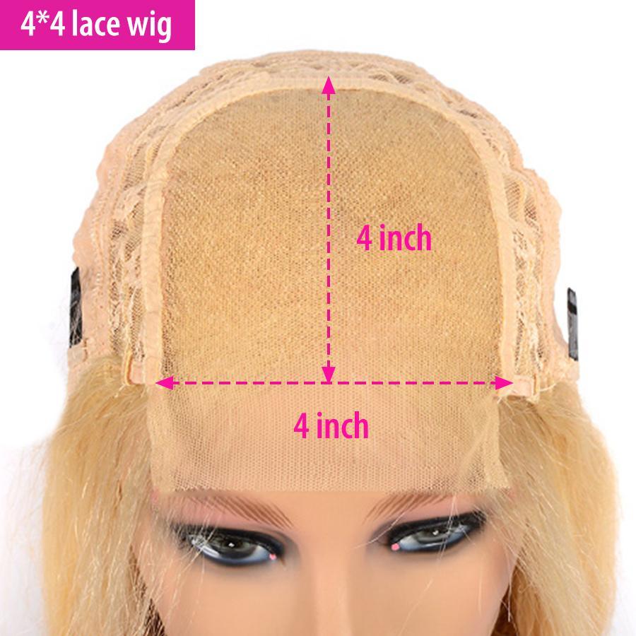 1B/613 Blonde Lace Wig Virgin Human Hair Bob wig - wigirlhair