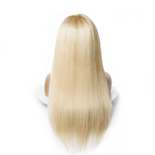 4x4 613 Lace Front Wig Straight Blonde Wigs Brazilian Human Hair - wigirlhair