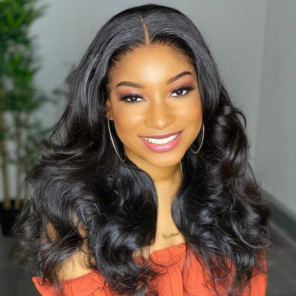 4x4 Lace Front Human Hair Closure Wigs Body Wave - wigirlhair