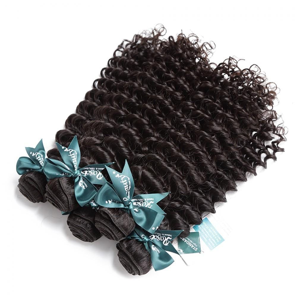 8A Hair Weave Indian Hair Deep Wave