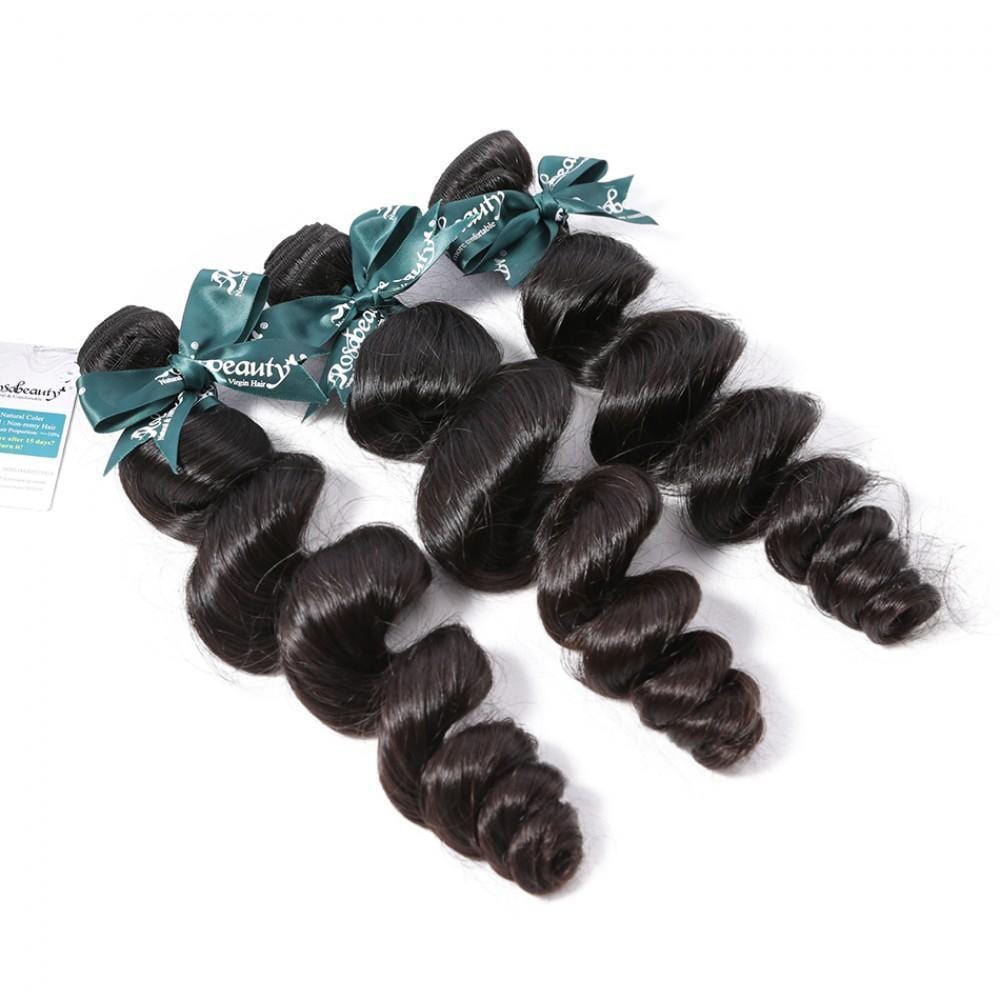 8A Hair Weave Peruvian Hair Loose Wave