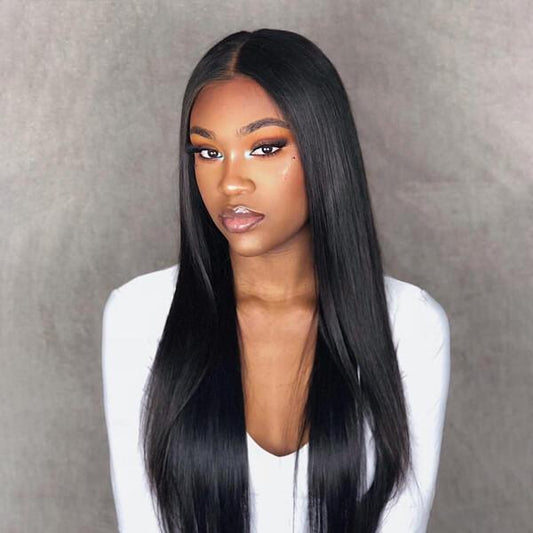 5x5 Lace Closure Wigs Virgin Human Hair Straight-wigirlhair