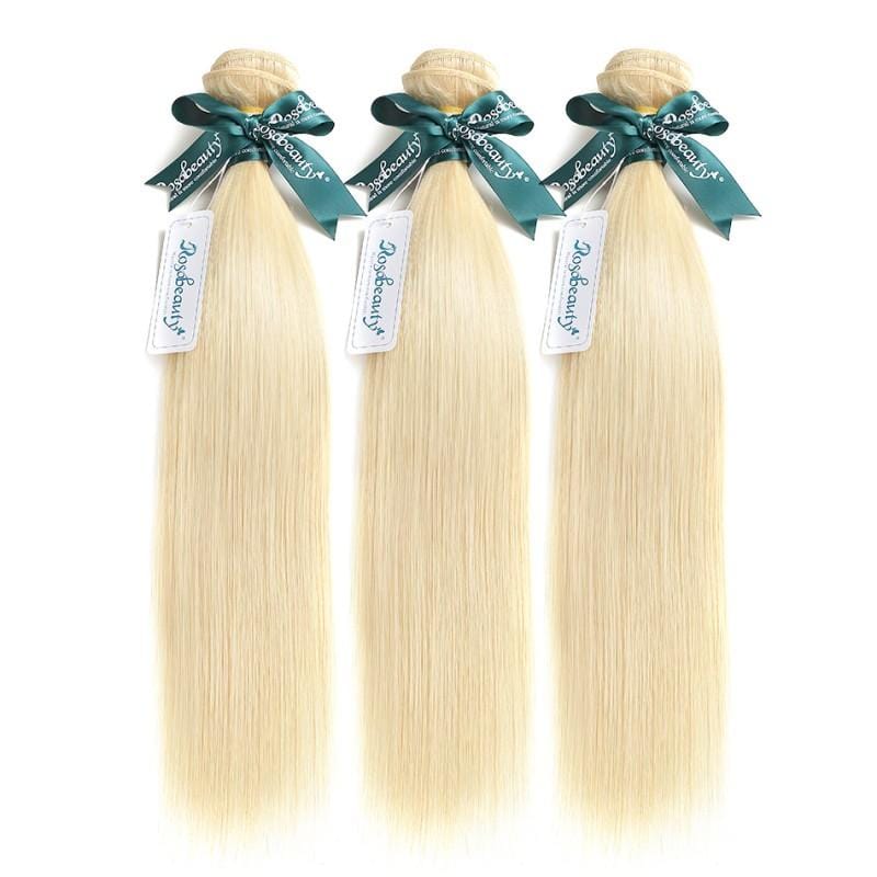 8A #613 Blonde Straight Hair Bundles  4-5 Bundles