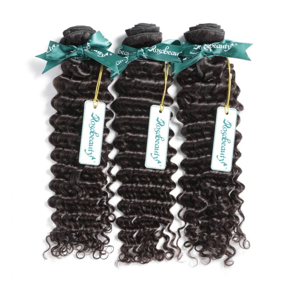 7A 3 Bundles Brazilian Hair with Frontal Deep Wave - wigirlhair