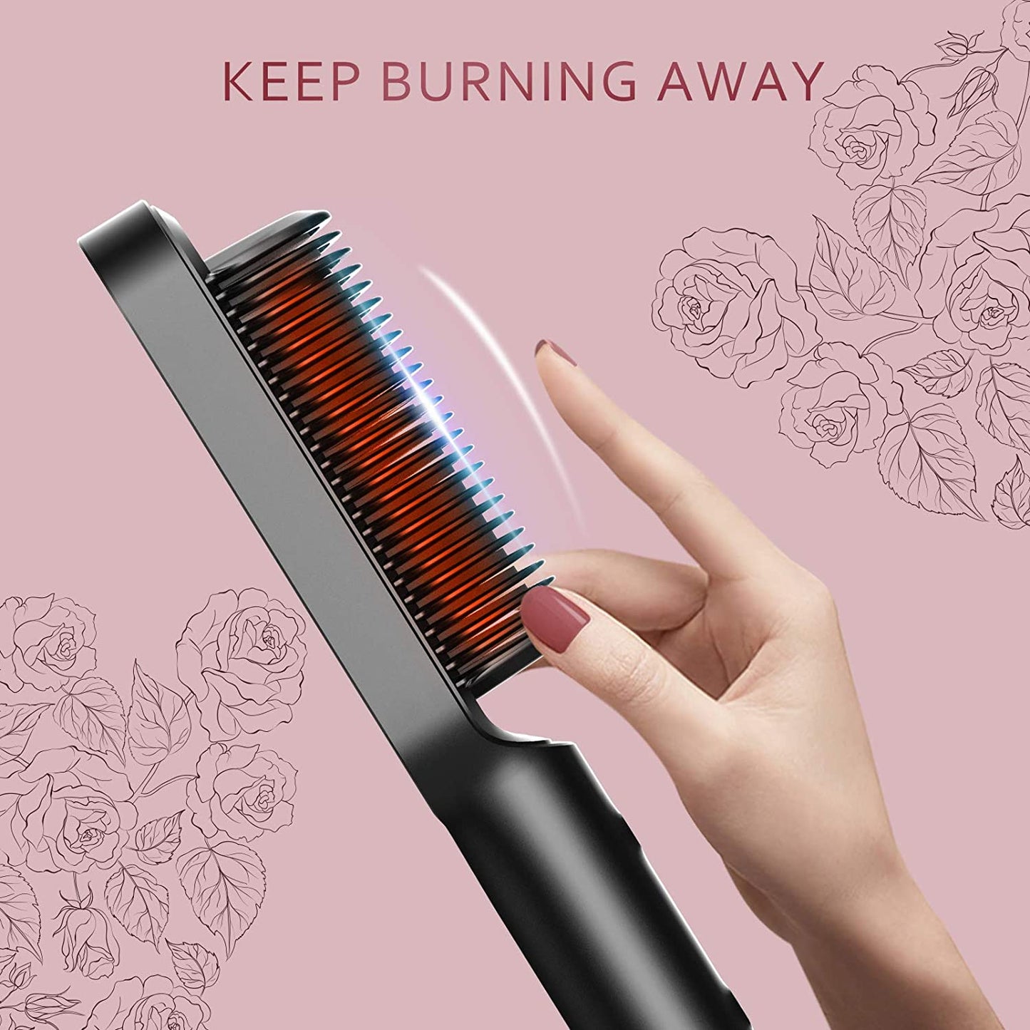 Hot Hair Comb Straightener