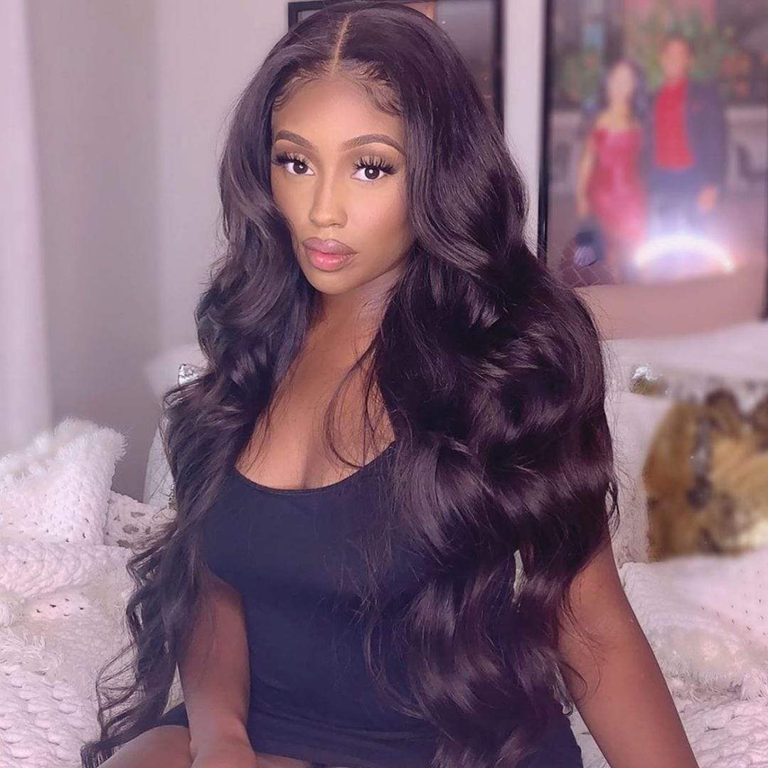 13X6 HD TRANSPARENT LACE WIG VIRGIN HUMAN HAIR BODY WAVE-wigirlhair