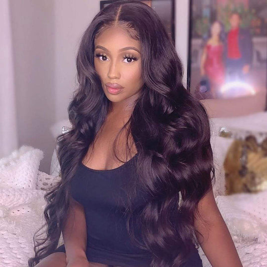13X6 HD TRANSPARENT LACE WIG VIRGIN HUMAN HAIR BODY WAVE-wigirlhair