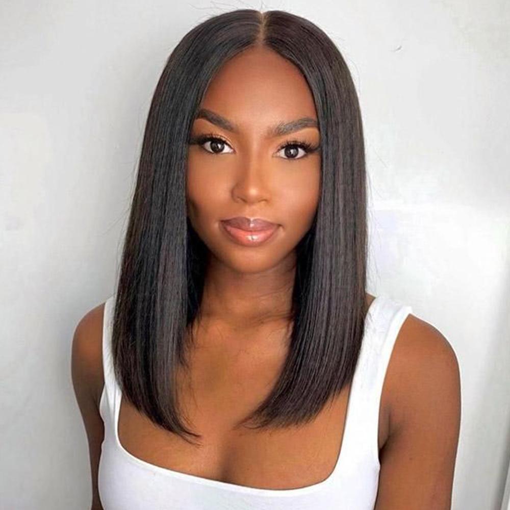 4x4 Bob Wig Straight Human Hair Wigs - wigirlhair