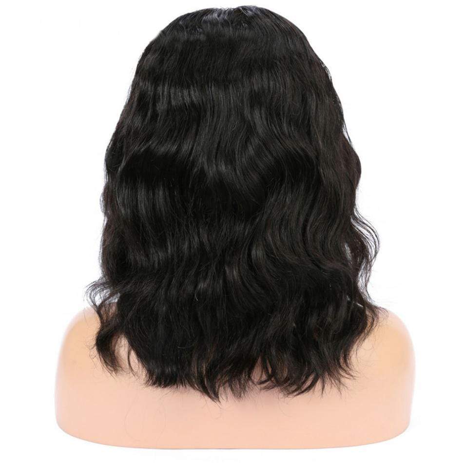Brazilian Natural Wave Short Bob Wigs For Black Women Human Hair Lace Front Wig-wigirlhair