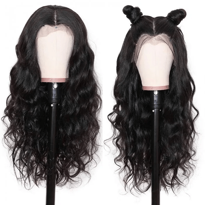 13x6 Lace Front Human Hair Wigs pre plucked Body Wave Long Wig - wigirlhair