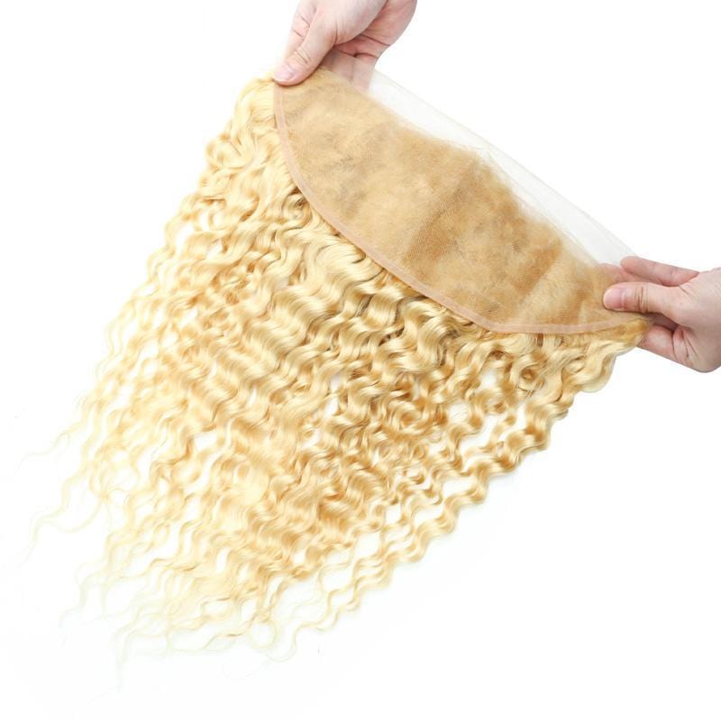 #613 Blonde 13x4 Lace Frontal Deep Wave - wigirlhair