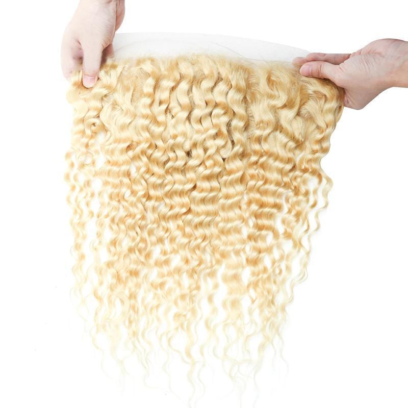 #613 Blonde 13x4 Lace Frontal Deep Wave - wigirlhair