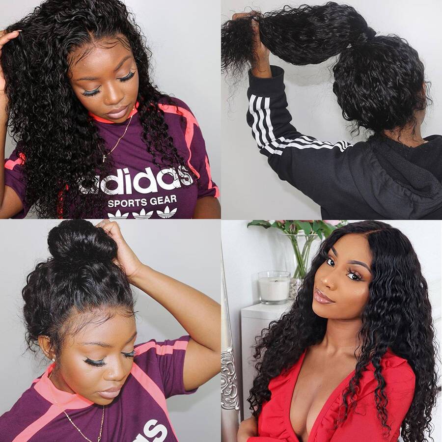 Full Lace Wigs Deep Wave Glueless Human Hair Wigs-wigirlhair