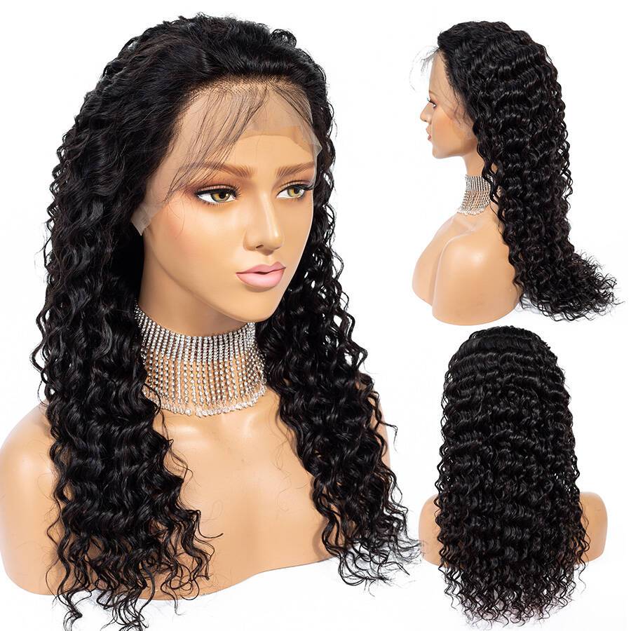 Full Lace Wigs Deep Wave Glueless Human Hair Wigs-wigirlhair