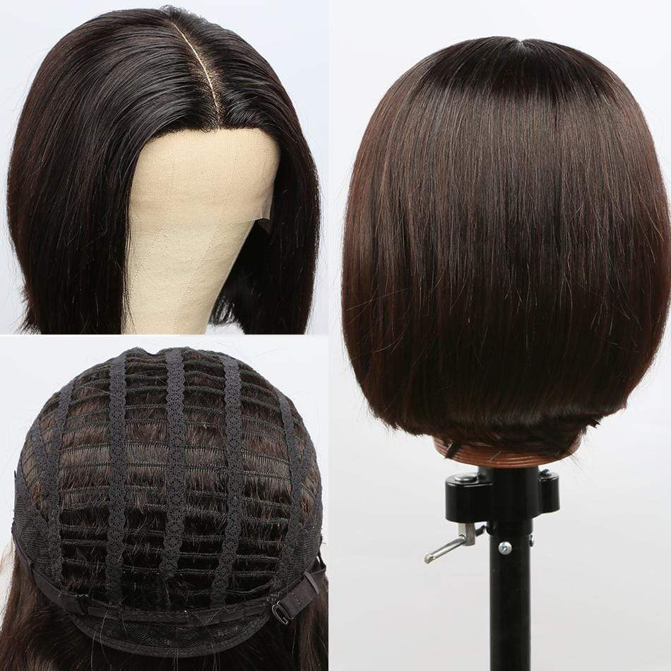 T Part 13x4 Bob Wig Straight Virgin Human Hair-wigirlhair