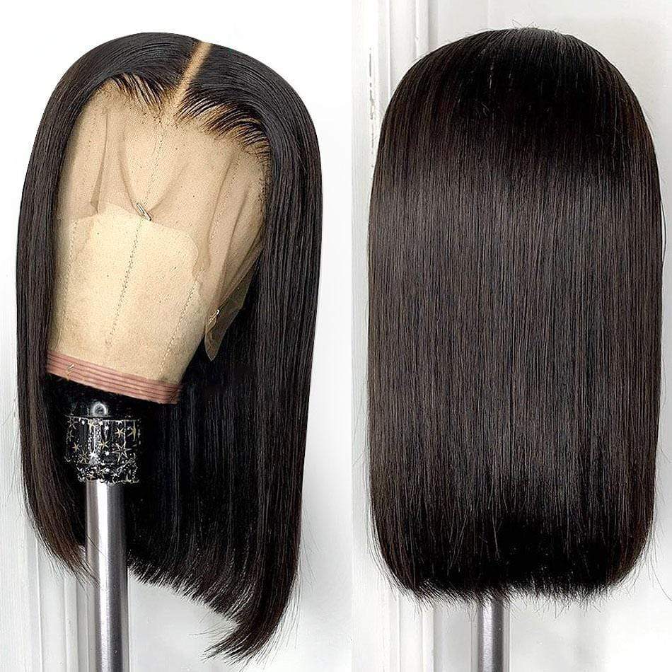 2x6 Straight Bob Wig Human Hair Silky Blunt Cut - wigirlhair