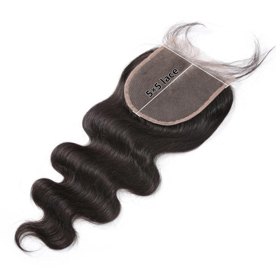 5x5 Lace Closure Brazilian Virgin Hair Body Wave - wigirlhair