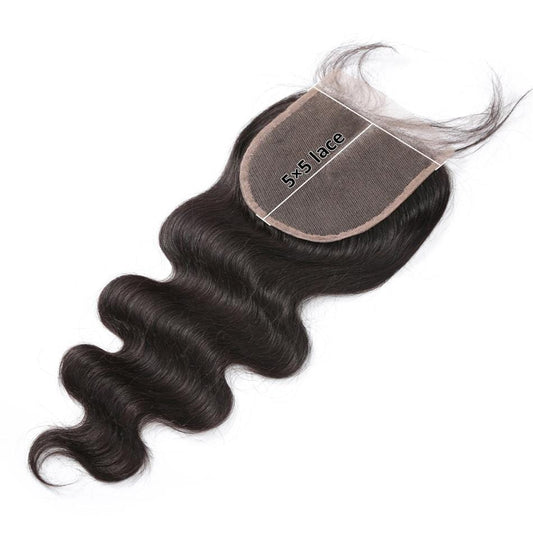 5x5 Lace Closure Brazilian Virgin Hair Body Wave - wigirlhair